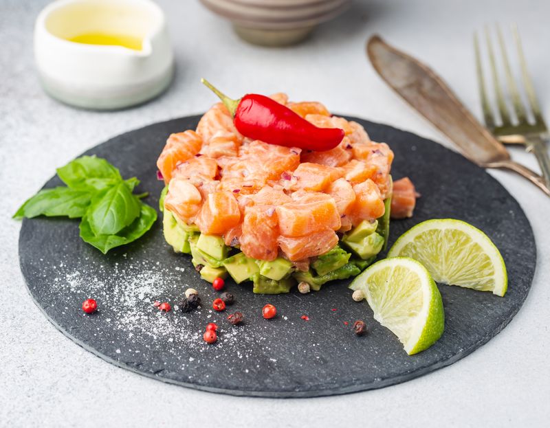 tartare saumon restaurant à Marpent tartare saumon restaurant à Jeumont